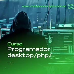 Imagem de capa para o Curso online Programador Desktop + PHP