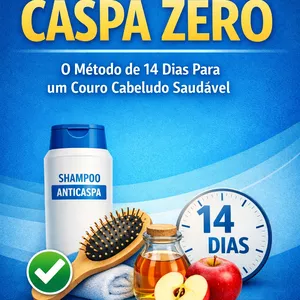 Imagem de capa para o Ebook PROTOCOLO CASPA ZERO  O Método de 14 Dias Para um Couro Cabeludo Saudável