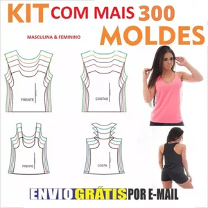 Imagem de capa para o Ebook Moldes de Roupas 