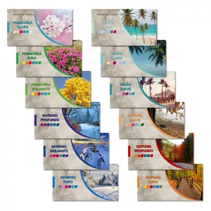 Imagem de capa para o Curso online Dossiês de Coloração Pessoal Masculino Editáveis