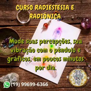Imagem do curso Curso Radiestesia e Radiônica - A transformação na ponta dos dedos.