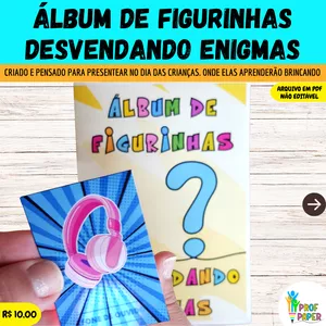 Imagem de capa para o Curso online Álbum de Figurinhas - Desvendando Enigmas
