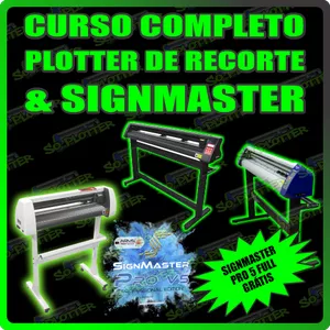 Imagem de capa para o Curso online Curso Completo de Plotter de Recorte e  SignMaster