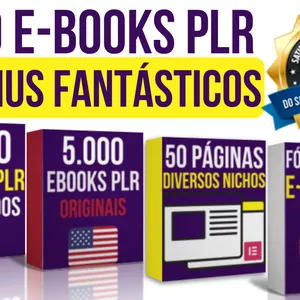 Imagem de capa para o Curso online PLR Brasil +7.777 eBooks PLR + A Fórmula Exata dos eBooks PLR + Facebook ADS + 3 Bônus
