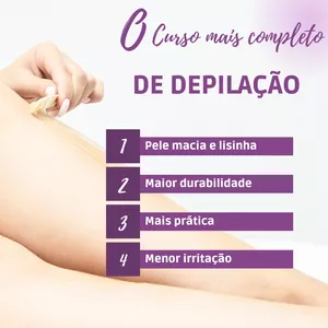 Imagem de capa para o Curso online Curso Depilação Profissional: