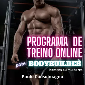 Imagem de capa para o Curso online Bodybuilder - Programa de treino online - planilhas da adaptação ao avançado