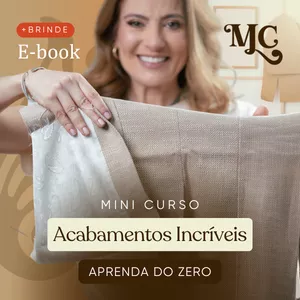 Imagem de capa para o Curso online Mini Curso Acabamentos Incríveis + E-book