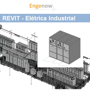 Imagem de capa para o Curso online REVIT MEP - ELETRICA INDUSTRIAL