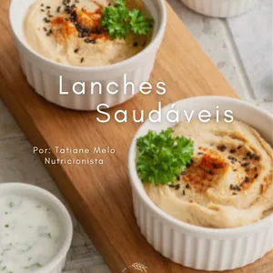 Imagem de capa para o Ebook Ebook de lanches práticos e saudáveis 