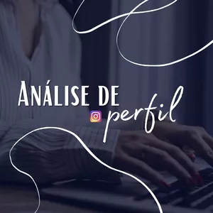 Imagem de capa para o Ebook Análise de Perfil do Instagram 