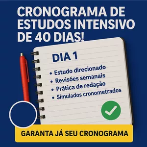 Imagem de capa para o Ebook Cronograma de Estudos CNU - Bloco 7