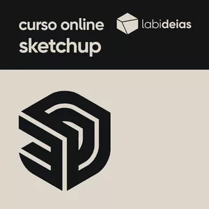 Imagem de capa para o Curso online sketchup pro | curso online labideias