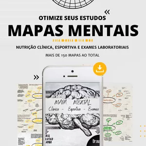 Imagem de capa para o Ebook Mapa Mental de Nutrição Clínica - Esportiva - Exames Laboratoriais