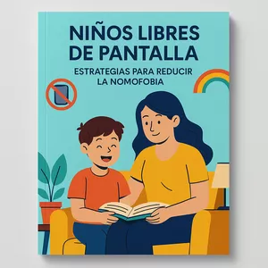 Imagen de portada para Curso online Niños Libres de Pantalla 📵🌈 – Estrategias para Evitar la Adicción al Celular