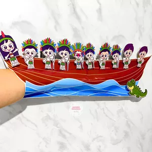 Imagem de capa para o Ebook LUVA MUSICAL - O BARQUINHO DOS INDIOZINHOS