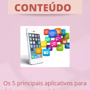 Imagem principal do produto CRIAÇÃO DE CONTEÚDO| 5 aplicativos para a sua criação de conteúdo