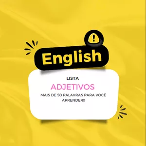 Imagem de capa para o Ebook Lista de Adjetivos em Inglês