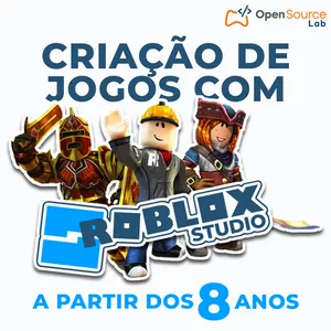 Imagem do curso Criação de jogos com Roblox Studio - Level #1 + Level #2