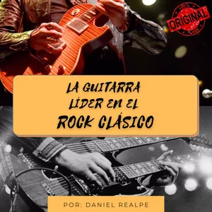 Imagen de portada para Curso online La guitarra líder en el Rock Clásico