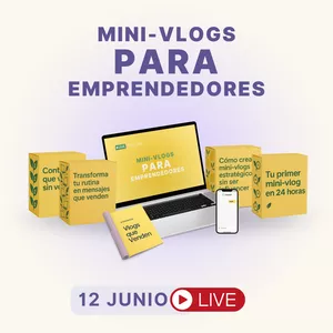 Imagen de portada para Evento online Mini-vlogs para emprendedores