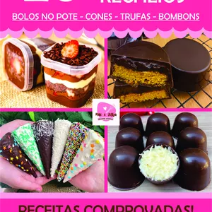 Imagem de capa para o Ebook Ebook Receitas p/ Recheios