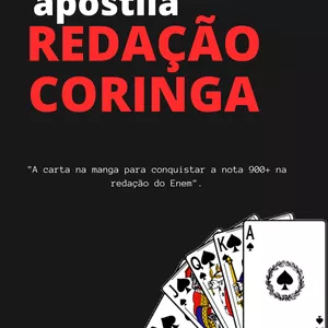 Imagem de capa para o Ebook Apostila Redação Coringa