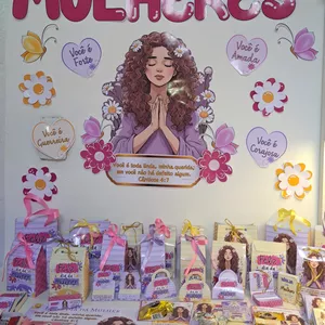 Imagem de capa para o Ebook DIA DA MULHER (Flores) Kit Lembrancinhas e Painel ERICKA SARAY