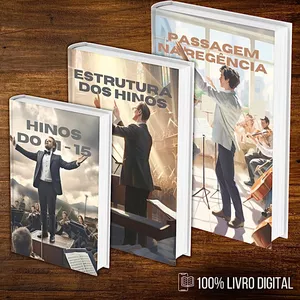 Imagem de capa para o Ebook 17 Ebooks: Hinos 1 ao 15 + Como Reger as Passagens + Como Funciona as Estruturas dos Hinos