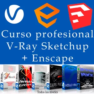 Imagen de portada para Curso online Curso Avanzado Vray para Sketchup  - ArchViz Academy  