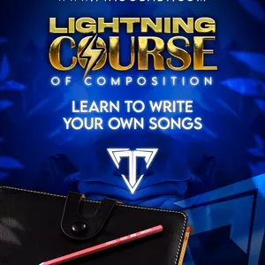 Cover image for Online course LIGHTNING COMPOSITION COURSE Learn to write your own songs SUPER DISCOUNT!!!