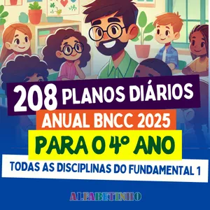 Imagem do curso PLANOS DIÁRIOS - 4º ANO FUNDAMENTAL - BNCC 2025
