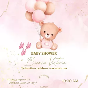 Imagen de portada para Ebook Plantillas editables Baby Shower 