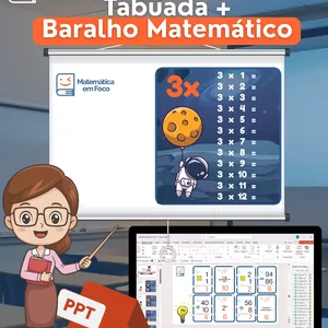 Imagem do curso Tabuada e Baralho Matemático: Livro e Slides/PPT