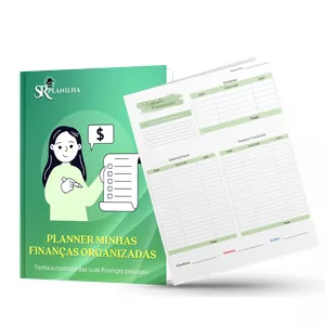 Imagem de capa para o Ebook Planner Organizando Minhas Finanças