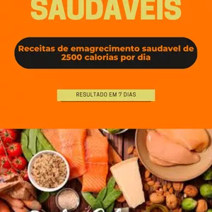 Imagem de capa para o Ebook Receitas Rapidas e Saudaveis de Emagrecimento 