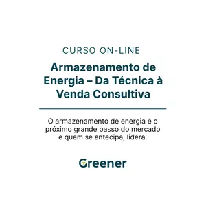Imagem de capa para o Curso online Armazenamento de Energia – Da Técnica à Venda Consultiva