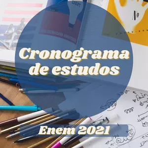 Imagem de capa para o Ebook CRONOGRAMA DE ESTUDOS ENEM 2021 - 18 SEMANAS