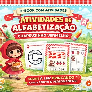 Imagem de capa para o Ebook SEQUENCIA DE ATIVIDADES CHAPELZINHO VERMELHO