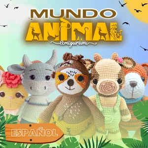 Imagen de portada para Ebook MUNDO ANIMAL - AMIGURUMI 