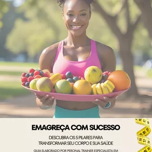 Imagem de capa para o Ebook Emagreça com Sucesso!