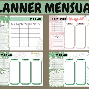 Imagen de portada para Curso online PLANIFICADOR MENSUAL (MARZO)