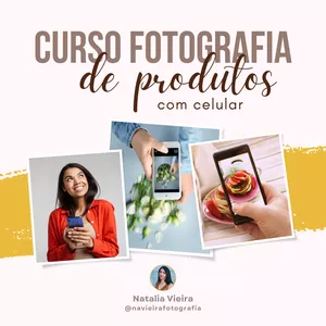 Imagem do curso Fotografia de Produtos com Celular