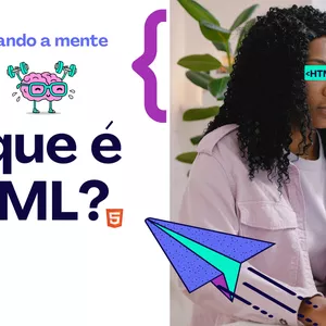 Imagem de capa para o Ebook Programando a Mente : Oque é HTML?