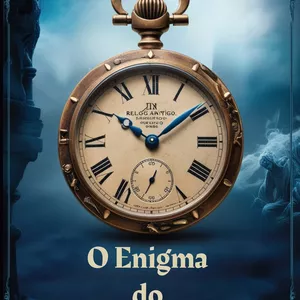 Imagem de capa para o Ebook O enigma do relógio Antigo