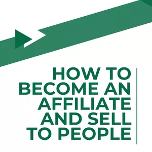 Cover image for Ebook How to Become an Affiliate and Sell to People