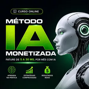 Imagem do curso Método IA Monetizada - Aprenda do zero como criar negócios lucrativos com IA  em 2026