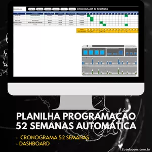 Planilha Planilha de Programação 52 Semanas Automática 1.0