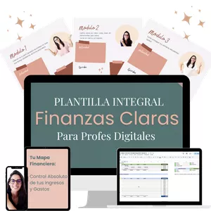 Imagen de portada para Curso online [Plantilla] Finanzas Claras para Profes con Negocio Digital