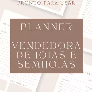 Imagem de capa para o Curso online Planner - Vendedora de Joias e Semijoias