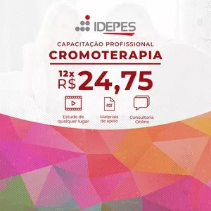 Imagem de capa para o Curso online CROMOTERAPIA NA PRÁTICA